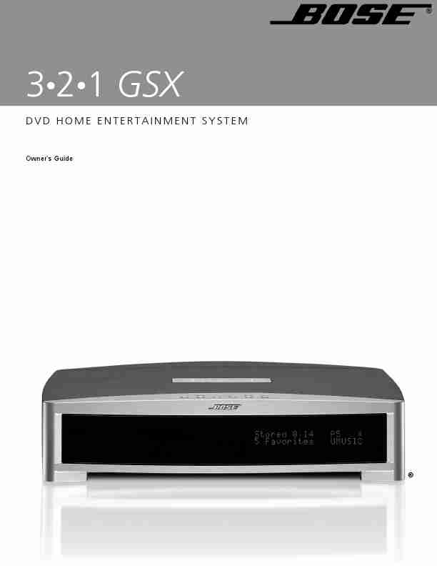 Bose DVD Player 3 2 1 GSX-page_pdf